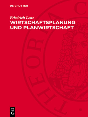 cover image of Wirtschaftsplanung und Planwirtschaft